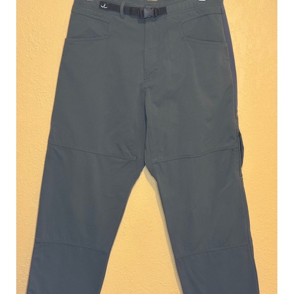 Prana Pants Men's Medium Slate‎ Blue and Dark Green Color block Pants - Picture 1 of 10